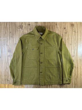 Alex Mill Garment Dyed Work Jacket Chore Coat size S color green